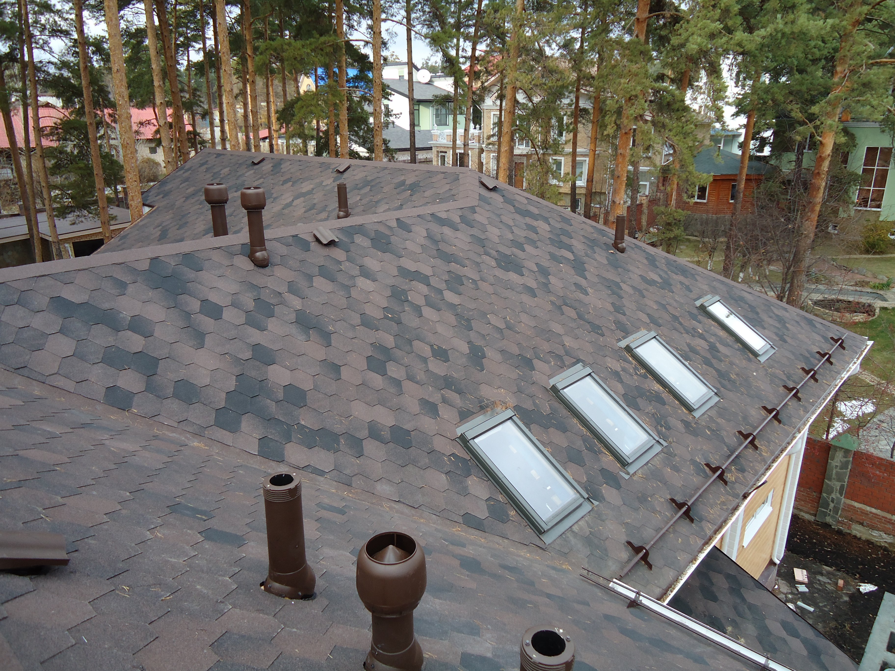 Гибкая черепица, Roofshield (Россия), коллекция СТАНДАРТ КЛАССИК, медный