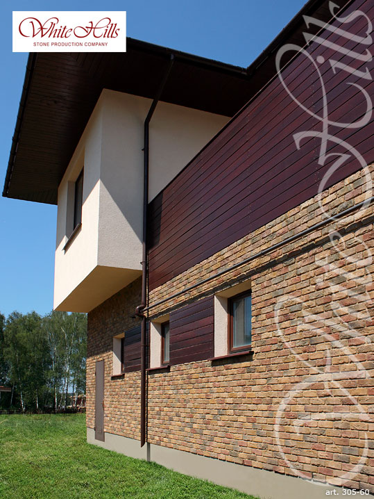 Облицовочный камень White Hills, Бремен Брик, цвет 305-60